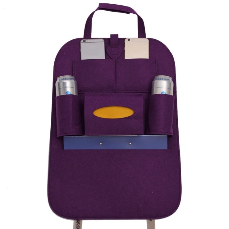 Car Multifunctional Seat Back Storage Hanging Bag, Size: 40x56cm(Purple) - Stowing Tidying by PMC TechLife | Online Shopping South Africa | PMC TechLife | Buy Now Pay Later Mobicred