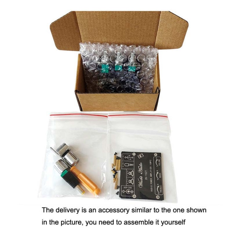 ZK-152 Mini Bluetooth 5.1 Receiving Audio Module With Power Amplifier Digital D Stereo Dual Channel - Breadboard / Amplifier Board by PMC TechLife | Online Shopping South Africa | PMC TechLife | Buy Now Pay Later Mobicred