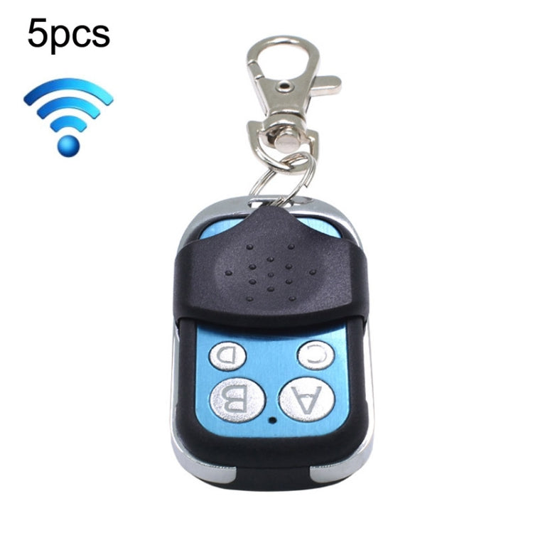 5pcs Wireless 433MHZ RF Remote Control 1527 Chip Metal 4 Button Learning Code Remote Control - Universal by PMC Jewellery | Online Shopping South Africa | PMC Jewellery | Buy Now Pay Later Mobicred