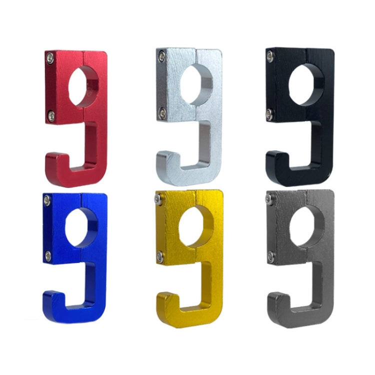 2pcs Motorcycle Type 69 Aluminum Alloy Multifunctional Helmet Hook(Silver) - Holder by PMC TechLife | Online Shopping South Africa | PMC TechLife | Buy Now Pay Later Mobicred