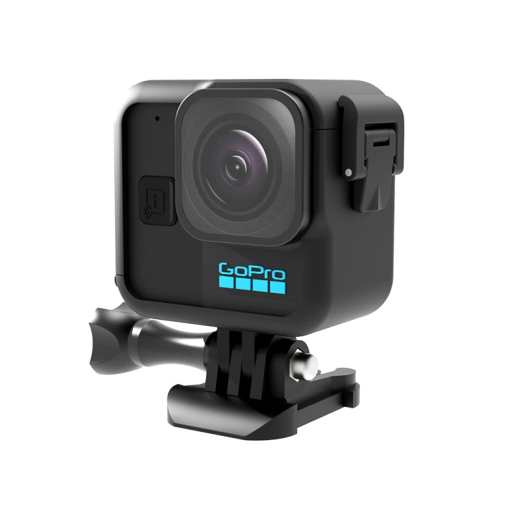 For GoPro Hero 11 Black Mini G11M-BHK-ADJ Protection Border / Rabbit Cage Sports Camera Accessories(Black) - Protective Frame by PMC Jewellery | Online Shopping South Africa | PMC Jewellery | Buy Now Pay Later Mobicred