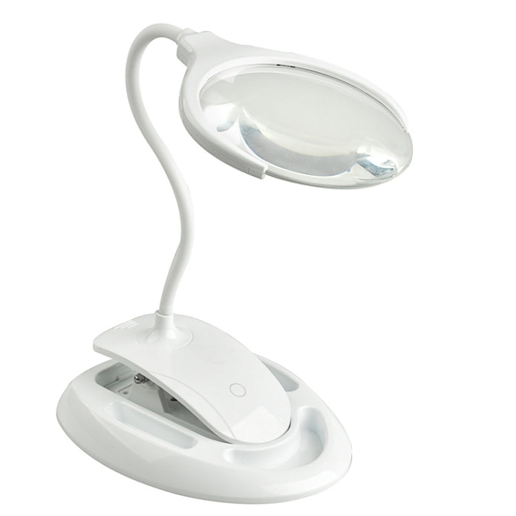 TS-9006 2.25X/5X USB Rechargeable Two-gears Brightness LED Light Desk Magnifier - Hand Held Style by PMC Jewellery | Online Shopping South Africa | PMC Jewellery