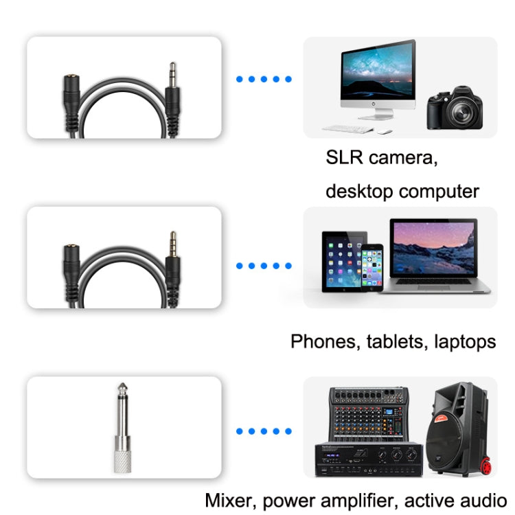 Q6 1 Drag 1 Wireless Lavalier Head Wear USB Computer Recording Microphone Live Phone SLR Lavalier Microphone - free shipping - PMC TechLife - Order now!
