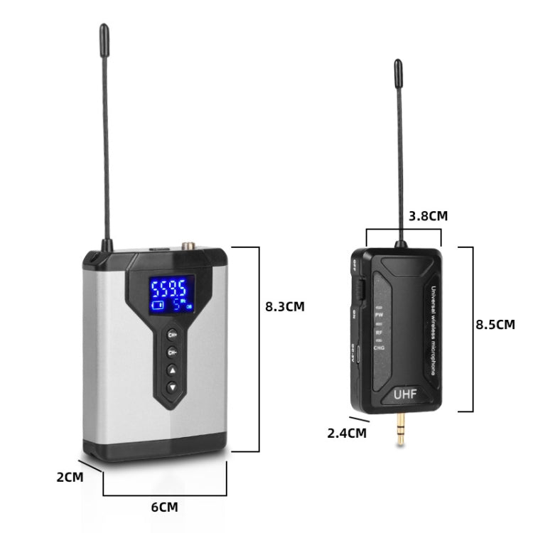 Q6 1 Drag 1 Wireless Lavalier With Stand USB Computer Recording Microphone Live Phone SLR Lavalier Microphone - Microphone by PMC TechLife | Online Shopping South Africa | PMC TechLife | Buy Now Pay Later Mobicred