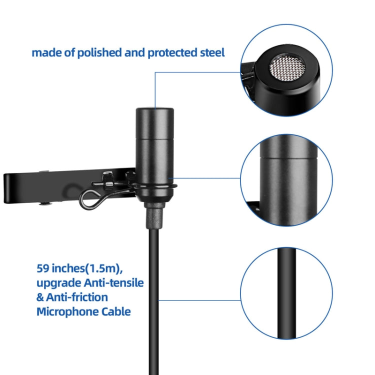 Q6 1 Drag 2 Wireless Lavalier Head Wear USB Computer Recording Microphone Live Phone SLR Lavalier Microphone - Microphone by PMC TechLife | Online Shopping South Africa | PMC TechLife | Buy Now Pay Later Mobicred