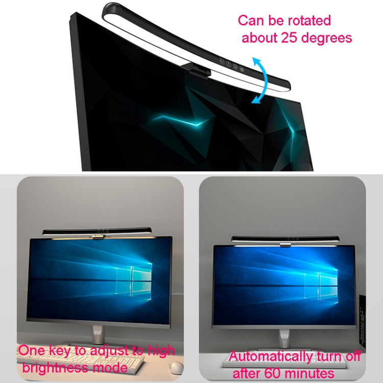 Laptop Curved Screen Hanging Lamp Computer Desk Light Without RGB Backlight - Desk Lamps by PMc TechLife | Online Shopping South Africa | PMc TechLife | Buy Now Pay Later Mobicred