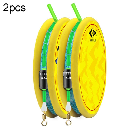 2pcs Outdoor Fishing Anti-tangle Spotted Invisible Line Set with Scale, Size: 5.4m(2.5) - Fishing Lines & Ropes by PMC Jewellery | Online Shopping South Africa | PMC Jewellery | Buy Now Pay Later Mobicred