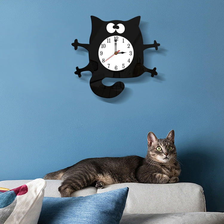 CC040 Children Cartoon Quiet Hanging Clock Home Decoration Simple Clocks(Black) - Wall Clock by PMc TechLife | Online Shopping South Africa | PMc TechLife | Buy Now Pay Later Mobicred