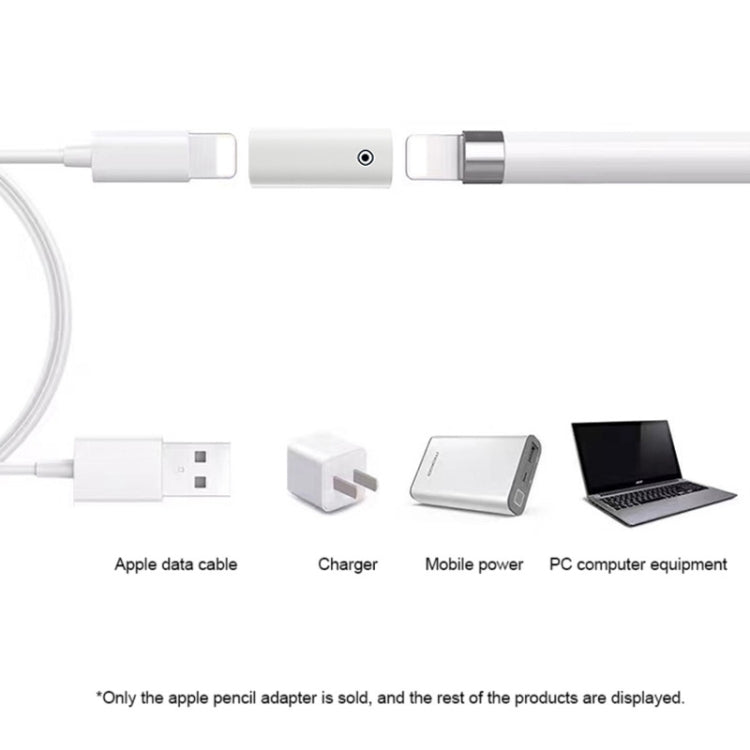 For Apple Pencil 1/2 Charging Adapter Stylus Charging Converter, Interface form: 8Pin Female To Type-C/USB-C Female - Pencil Accessories by PMC TechLife | Online Shopping South Africa | PMC TechLife | Buy Now Pay Later Mobicred