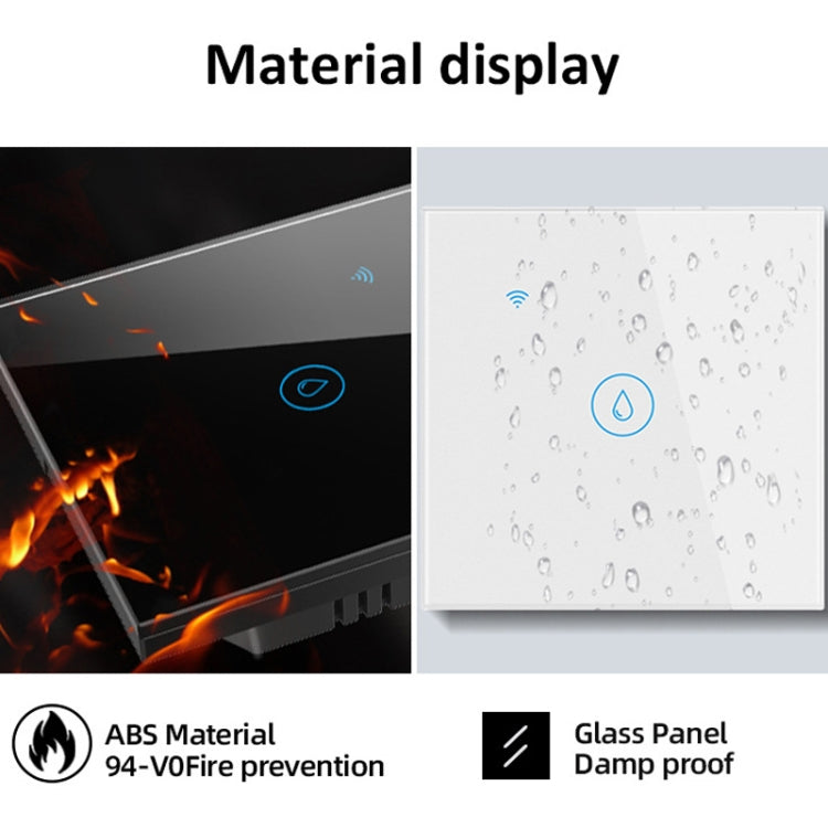 ZigBee 20A Water Heater Switch Black High Power Time Voice Control EU Plug - Smart Switch by PMC TechLife | Online Shopping South Africa | PMC TechLife | Buy Now Pay Later Mobicred