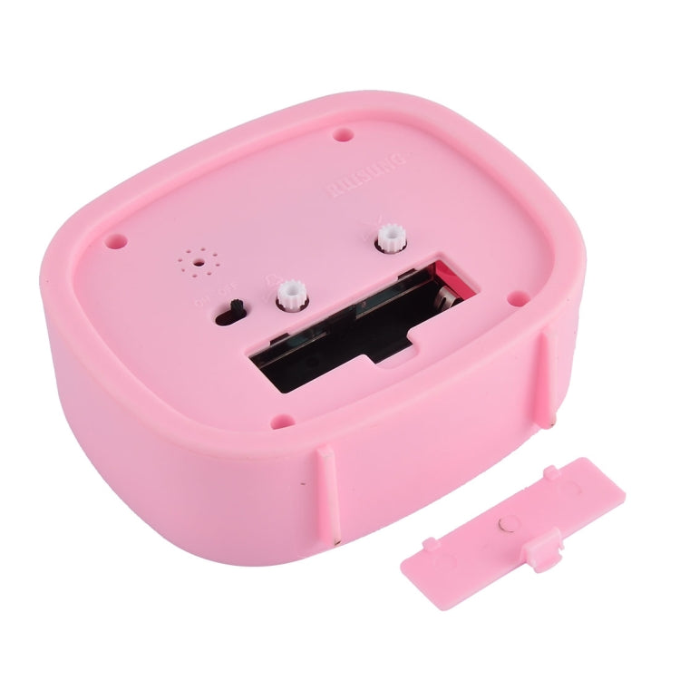 Square Candy Color Stereo Digital Silent Alarm Clock Children Student Alarm Clock(Green) - Alarm Clocks by PMc TechLife | Online Shopping South Africa | PMc TechLife | Buy Now Pay Later Mobicred