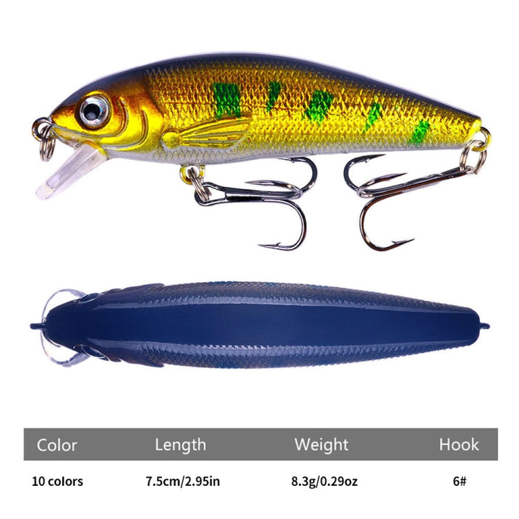 HENGJIA MI158 Floating Mino Bionic Lures, Color: 10 - Fishing Lures by HENGJIA | Online Shopping South Africa | PMC TechLife | Buy Now Pay Later Mobicred