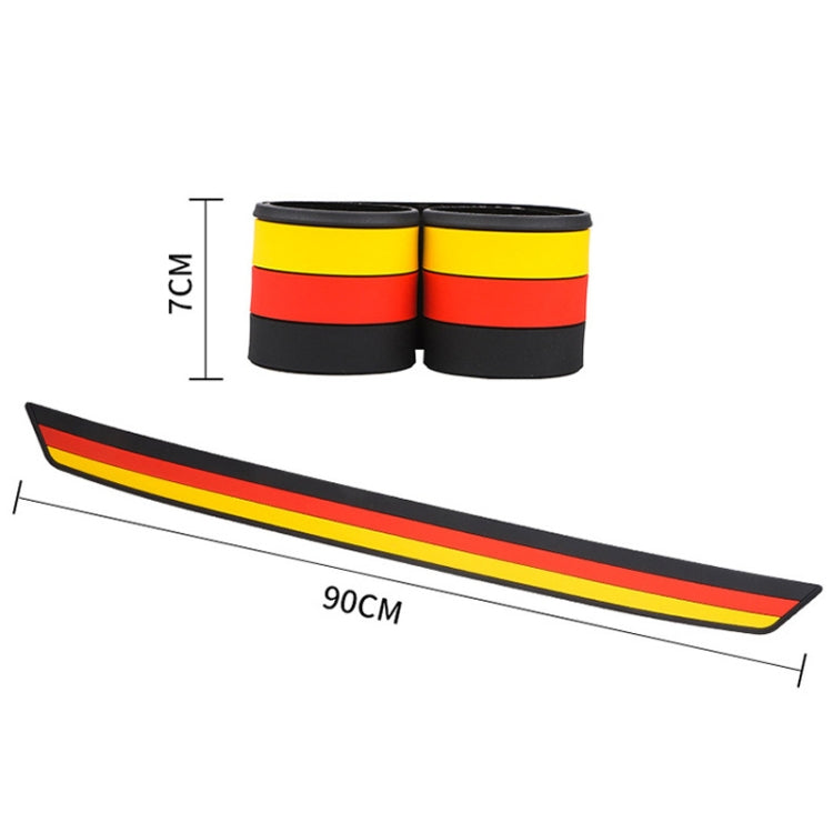 Car Trunk Anti-collision Strip Threshold Decoration Protection Sticker(Italy) - Anti Collision Sticker by PMC TechLife | Online Shopping South Africa | PMC TechLife | Buy Now Pay Later Mobicred