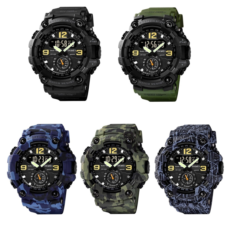 SKMEI 1637 Sports Digital Display Outdoor Shockproof Plastic Large Dial Men Watch, Color: Black - free shipping - PMC TechLife - Order now!