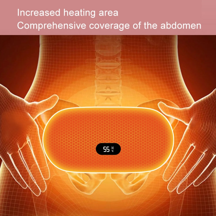2000mAh Intelligent Massage Warming Belt Digital Electric Abdominal and Waist Massager(Yellow) - free shipping - PMC TechLife - Order now!