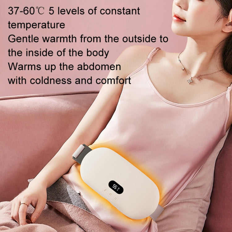 2000mAh Intelligent Massage Warming Belt Digital Electric Abdominal and Waist Massager(Yellow) - free shipping - PMC TechLife - Order now!