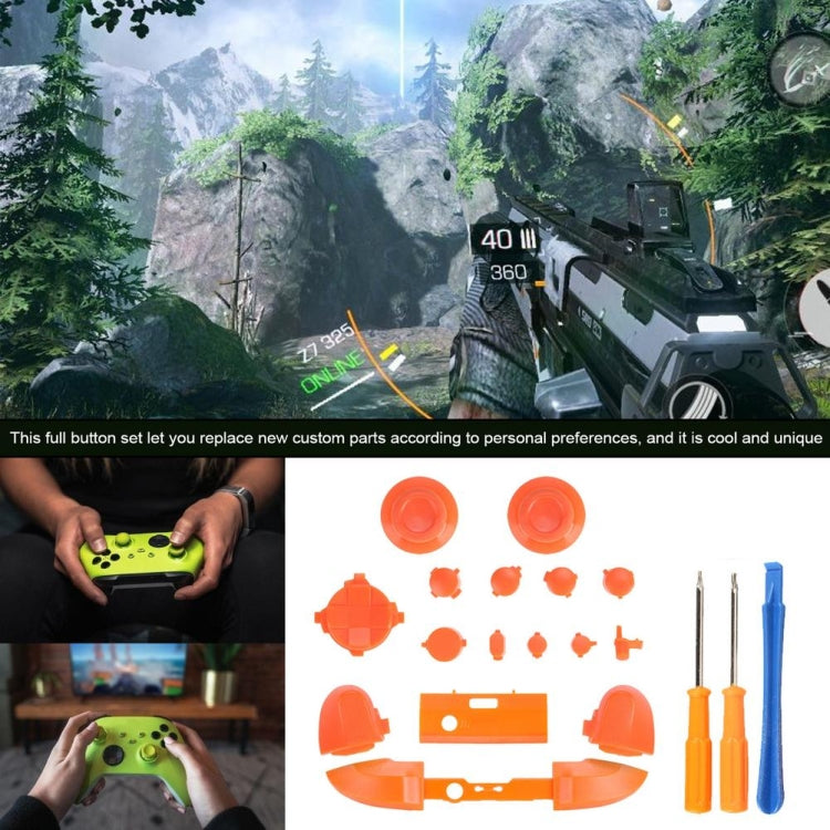 For Xbox Series X Controller Thumbstick LB RB Bumpers Trigger Buttons With Screwdriver Accessories(Blue) - XBOX Spare Parts by PMC TechLife | Online Shopping South Africa | PMC TechLife