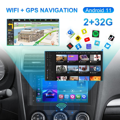 A3194 7 Inch Android 11 Central Control Carplay 2+32G Car Large Screen Navigation Reversing Video Player, Style: Standard - Car MP3 & MP4 & MP5 by PMC Jewellery | Online Shopping South Africa | PMC Jewellery | Buy Now Pay Later Mobicred