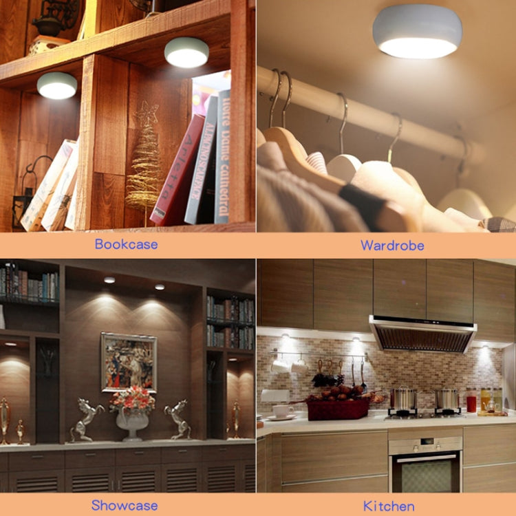 Ambience Pat Light Bedside Eye Protection Night Light, Color: RGBW Color Light Charging(6pcs With 2 Remote Control) - Novelty Lighting by PMC TechLife | Online Shopping South Africa | PMC TechLife | Buy Now Pay Later Mobicred