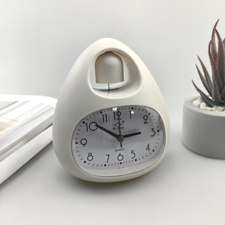 GH809 Egg-shaped Desktop Children Alarm Clock Bedside Cute Belling Clock(White) - Novelty Clock by PMc TechLife | Online Shopping South Africa | PMc TechLife | Buy Now Pay Later Mobicred