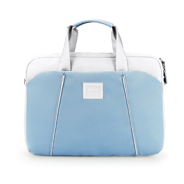 15.6 inch Computer Handheld Messenger Bag For Apple MacBook / Huawei / Xiaomi / Basne(Landscape tattoo light blue) - 13.3 inch by PMC TechLife | Online Shopping South Africa | PMC TechLife | Buy Now Pay Later Mobicred