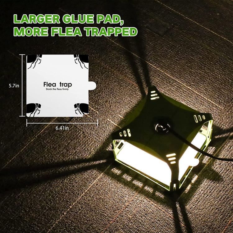 1pcs SK121 Square Fly Trap Flea Trap Pet Household Flea Light Catcher(US Plug) - Traps by PMC TechLife | Online Shopping South Africa | PMC TechLife | Buy Now Pay Later Mobicred