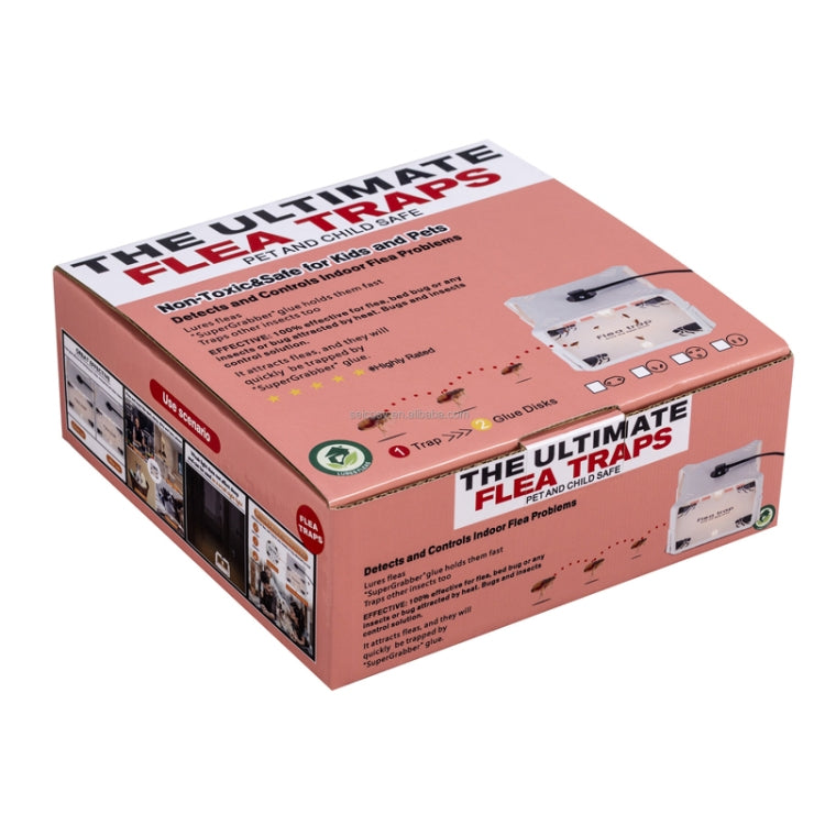 1pcs SK121 Square Fly Trap Flea Trap Pet Household Flea Light Catcher(AU Plug) - Traps by PMC TechLife | Online Shopping South Africa | PMC TechLife | Buy Now Pay Later Mobicred