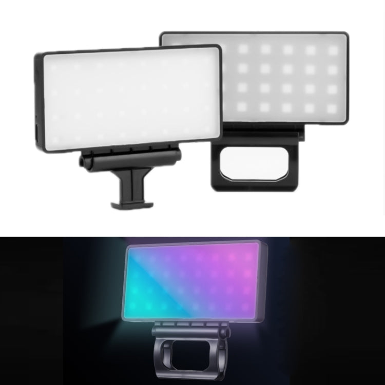 Outdoor Live Photography Multi-angle Brightness Adjustment Mobile Phone Fill Light, Specification: RGB Color - Selfie Light by PMC TechLife | Online Shopping South Africa | PMC TechLife | Buy Now Pay Later Mobicred