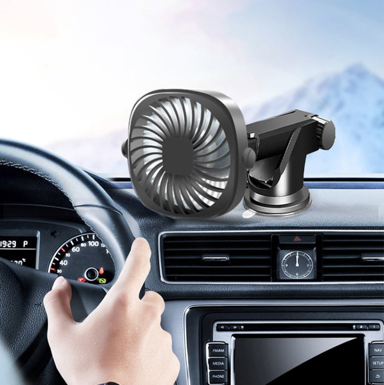 Car Suction Cup Fan Desktop Dormitory Office Kitchen Fan(Pink) - Heating & Fans by PMC TechLife | Online Shopping South Africa | PMC TechLife | Buy Now Pay Later Mobicred