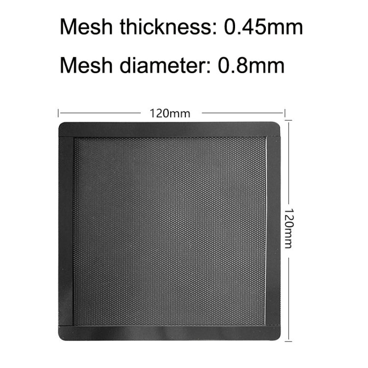 10pcs 12cm With Magnetic Suction PVC Cooling Fan Dust Net Desktop Computer Industrial Fan Filter Cover - Fan Cooling by PMC TechLife | Online Shopping South Africa | PMC TechLife