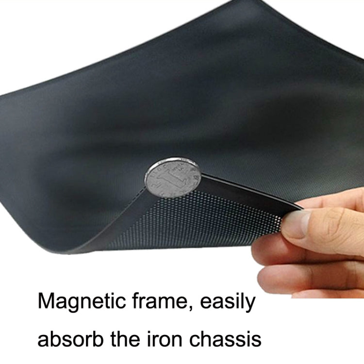 10pcs 12x24cm With Magnetic Suction PVC Cooling Fan Dust Net Desktop Computer Industrial Fan Filter Cover - Fan Cooling by PMC Jewellery | Online Shopping South Africa | PMC Jewellery | Buy Now Pay Later Mobicred