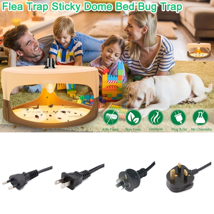 2pcs SK111 Pet Household Flea Lamp Flea Sticky Trapper Flea Capture Device(UK Plug) - Traps by PMC Jewellery | Online Shopping South Africa | PMC Jewellery | Buy Now Pay Later Mobicred