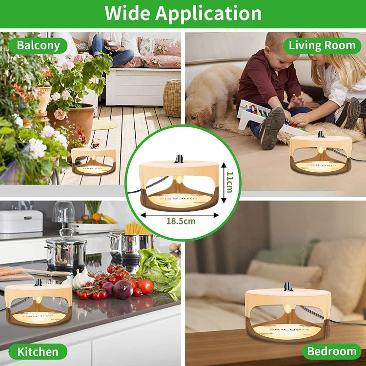 2pcs SK111 Pet Household Flea Lamp Flea Sticky Trapper Flea Capture Device(AU Plug) - Traps by PMC TechLife | Online Shopping South Africa | PMC TechLife | Buy Now Pay Later Mobicred