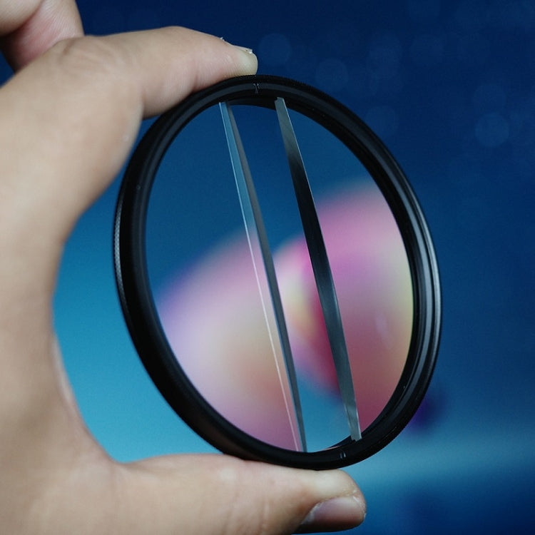 49mm Photography Foreground Blur Filter Double Half Moon SLR Accessories - Other Filter by PMC TechLife | Online Shopping South Africa | PMC TechLife | Buy Now Pay Later Mobicred