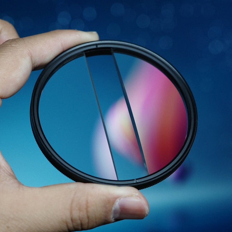 77mm Photography Foreground Blur Filter Double Half Moon SLR Accessories - Other Filter by PMC TechLife | Online Shopping South Africa | PMC TechLife | Buy Now Pay Later Mobicred