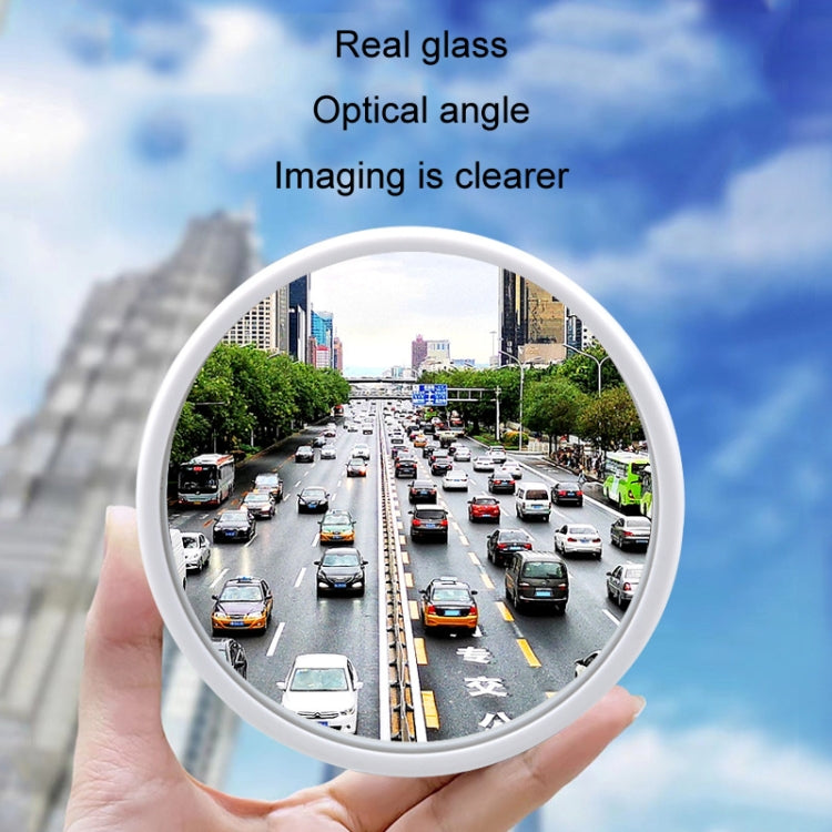 1pair Car Rearview Auxiliary Mirror Blind Spot Viewing Mirror(Black) - Convex Mirror & Accessories by PMC TechLife | Online Shopping South Africa | PMC TechLife | Buy Now Pay Later Mobicred