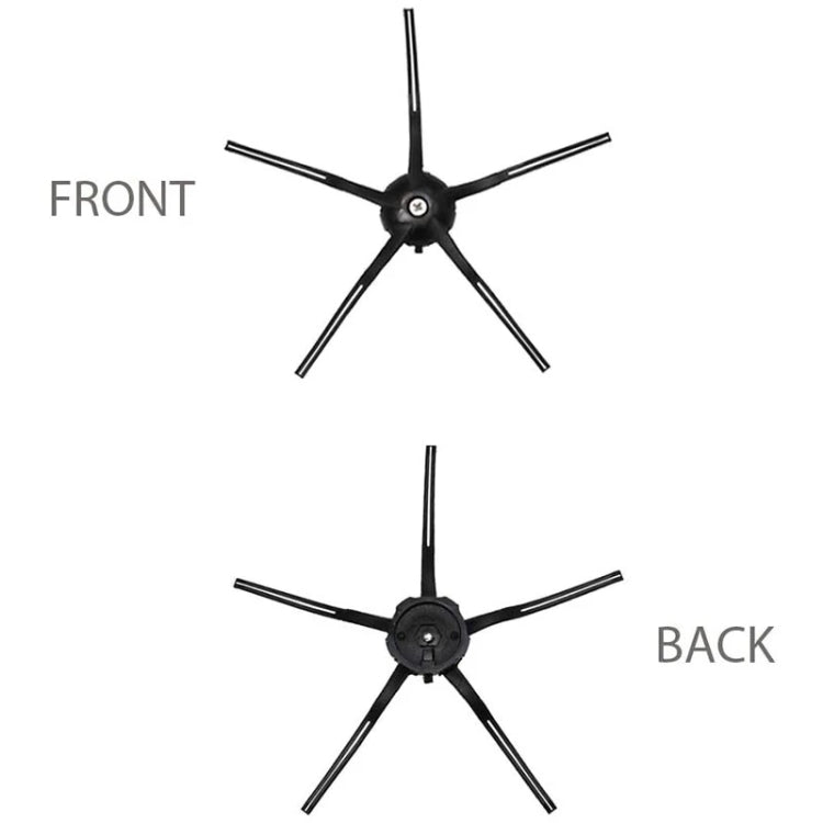 For Roborock S7 / T7S / T7S Plus G10 4pcs Black Side Brush - For Roborock Accessories by PMc TechLife | Online Shopping South Africa | PMc TechLife | Buy Now Pay Later Mobicred