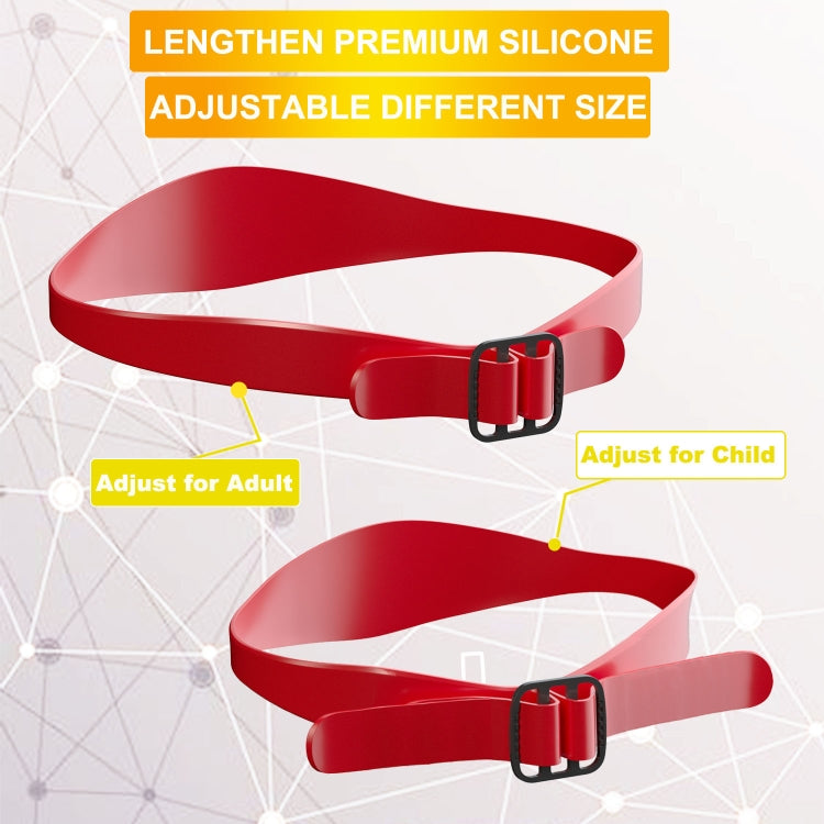GO042 Adjustable Haircut Trimmer Ruler Neck Hair Trimmer Strap Shaving Styling Template(Red) - free shipping - PMC TechLife - Order now!