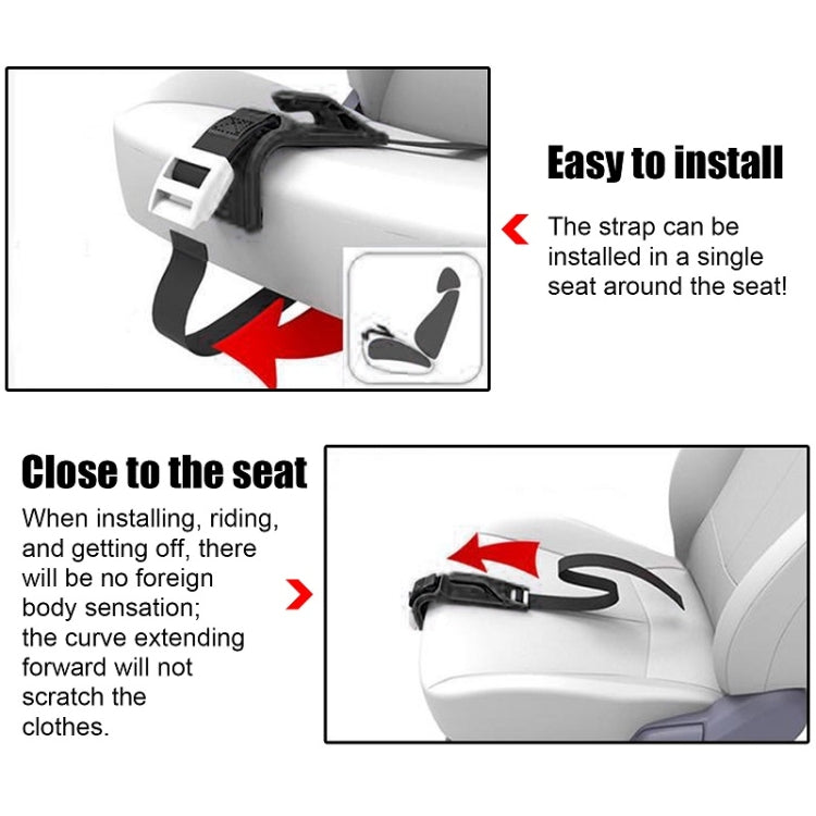 Pregnant Car Seat Belt Anti Stranglehold Belly Protection Fetal Regulator(Black) - Seat Belts & Padding by PMC TechLife | Online Shopping South Africa | PMC TechLife | Buy Now Pay Later Mobicred