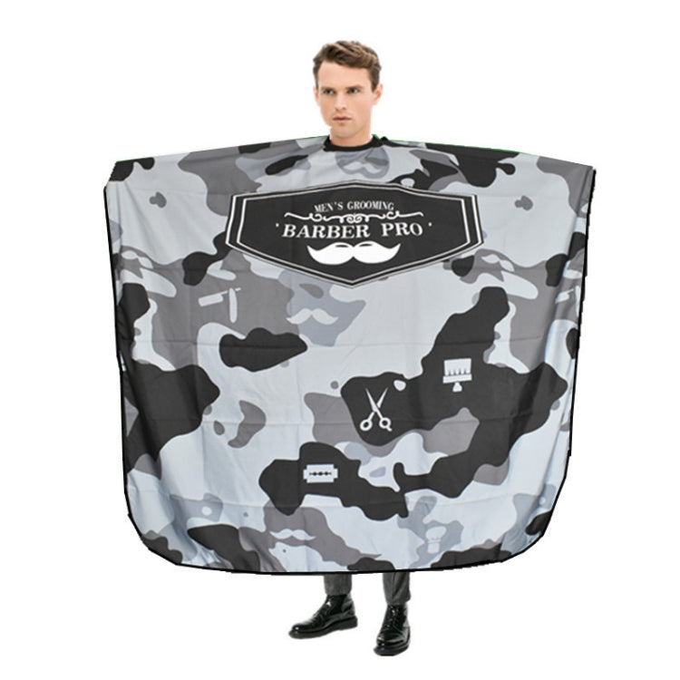 Scissor Beard Print Barber Post Barber Haircut Cape Wrap(Purple) - free shipping - PMC TechLife - Order now!