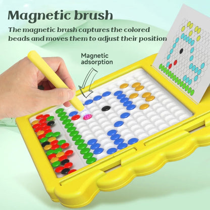 Kids Magnetic Drawing Board Big Chess Children Creative Toys, Spec: 106 Beads Dinosaur Yellow - Drawing Toys by PMC Jewellery | Online Shopping South Africa | PMC Jewellery | Buy Now Pay Later Mobicred