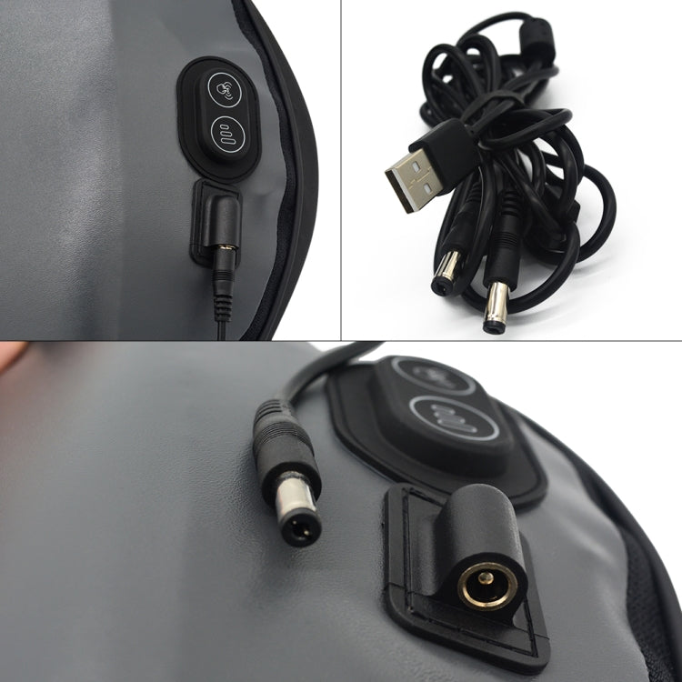 SR-21 Car Lumbar Cushion Headrest Seat Memory Foam Accessories, Style: Massage Lumbar Support (Black) - Seat Accessories by PMC TechLife | Online Shopping South Africa | PMC TechLife | Buy Now Pay Later Mobicred