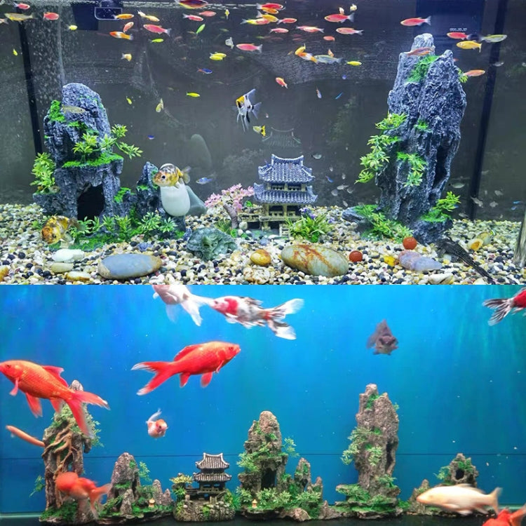 Stone Fish Tank Landscape Simulation Resin Aquarium Decorative Ornament, Style: Jiuxia Mountain - Fish Tank Decoration by PMC Jewellery | Online Shopping South Africa | PMC Jewellery