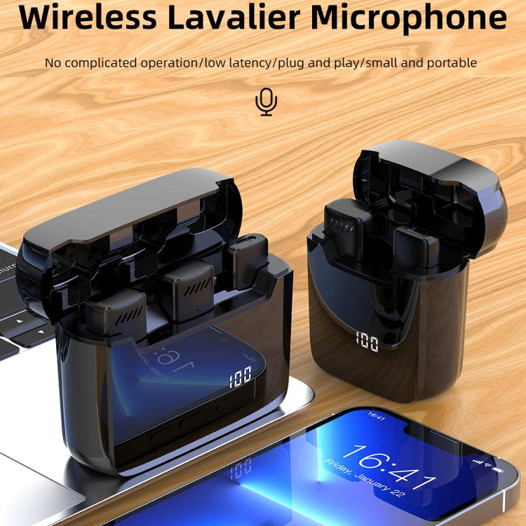 S11 Single Microphone 8 Pin Interface Wireless Lavalier Noise Canceling Microphone with Charging Case - Microphone by PMC Jewellery | Online Shopping South Africa | PMC Jewellery | Buy Now Pay Later Mobicred