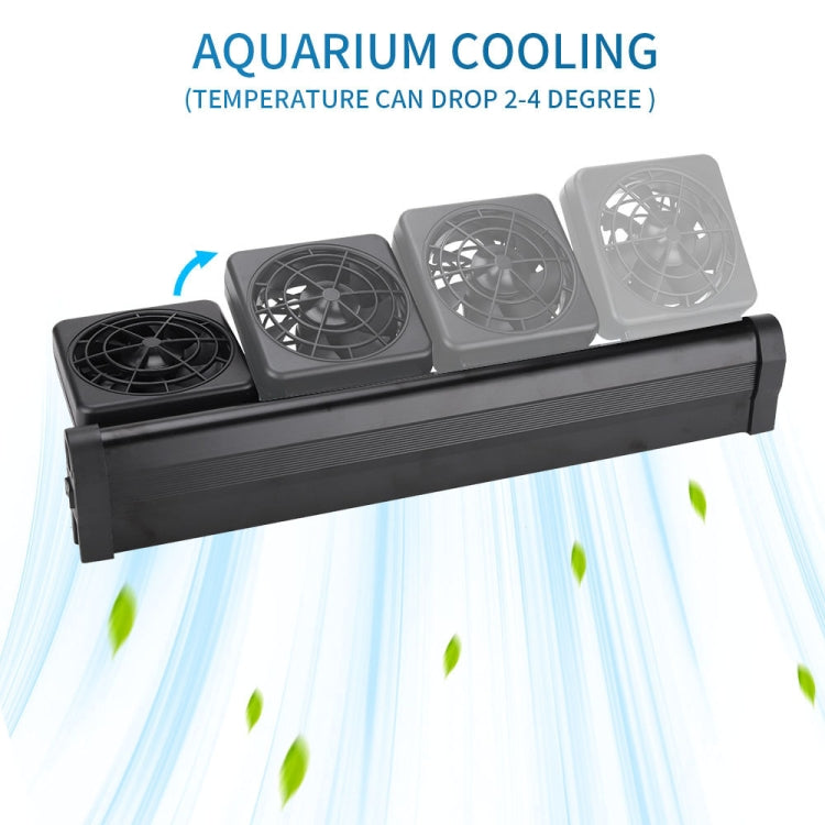 Fish Tank Cooling Fan Cooling Silent Aquarium Fan, Specification: 1 Head UK Plug - Fish Tanks & Accessories by PMC TechLife | Online Shopping South Africa | PMC TechLife | Buy Now Pay Later Mobicred