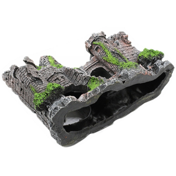 Fish Tank Ancient Castle Resin Decoration Aquarium Cavern Building Decoration - free shipping - PMC TechLife - Order now!