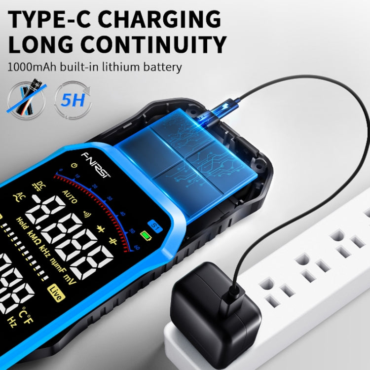 FNIRSI S1 Digital High Precision Fully Automatic Digital Multimeter(Blue) - free shipping - PMC TechLife - Order now!
