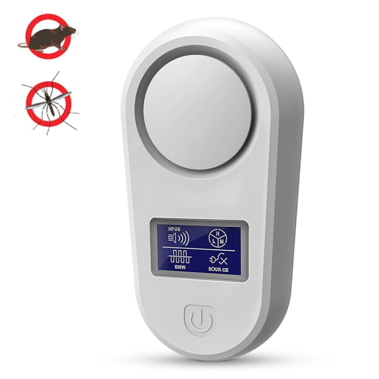 High Power Display Ultrasonic Mouse Repellent Mosquito Repellent Home Intelligent Insect Repellent US Plug(White) - Repellents by PMC TechLife | Online Shopping South Africa | PMC TechLife | Buy Now Pay Later Mobicred