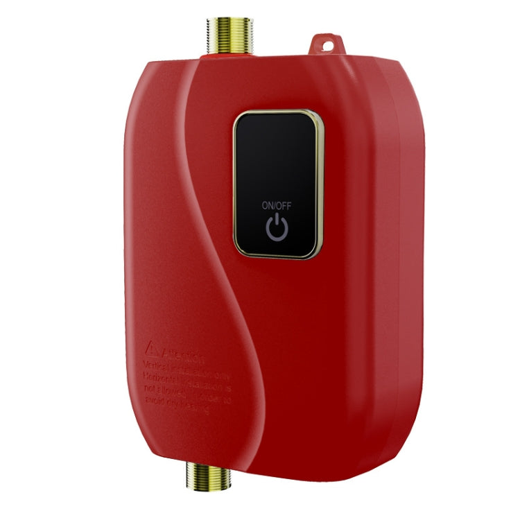 Instant Water Heater Mini Kitchen Quick Heater Household Hand Washing Water Heater US Plug(Brick Red) - free shipping - PMC TechLife - Order now!