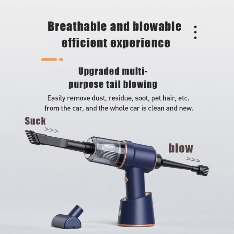 Small Wireless Charging Car Vacuum Cleaner Handheld High Power Vacuum Cleaner, Sort by color: 117C-Blue - Vacuum Cleaner by PMC TechLife | Online Shopping South Africa | PMC TechLife | Buy Now Pay Later Mobicred